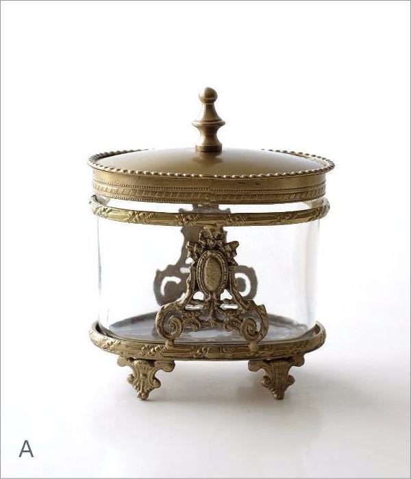 クラシックな蓋付き小物入れ(9)