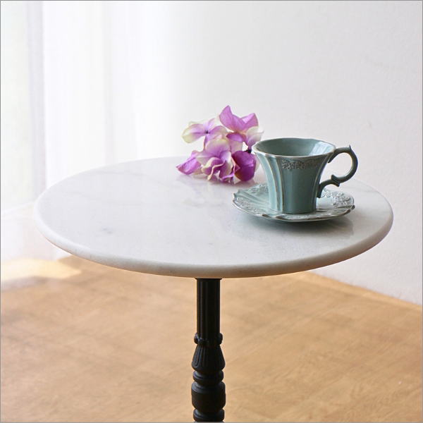 クラシックな大理石テーブル WH(2)