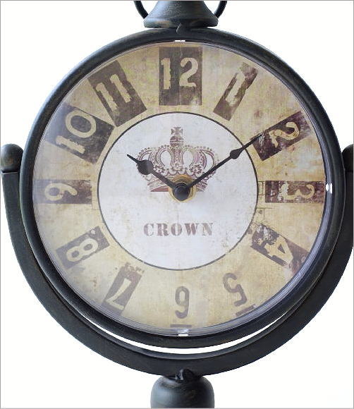 レトロな置時計 クラウン(2)