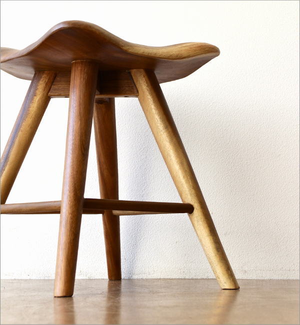ウッドラギッドスツール(4)