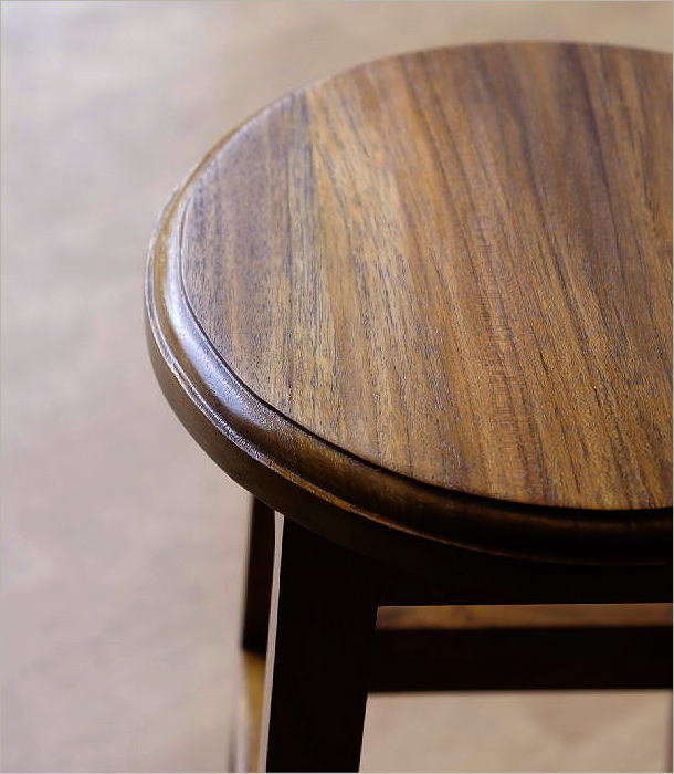 チークキッチンハイスツール(3)