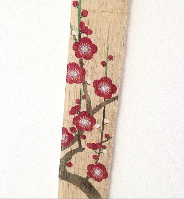 細タペストリー 明か時の梅(3)