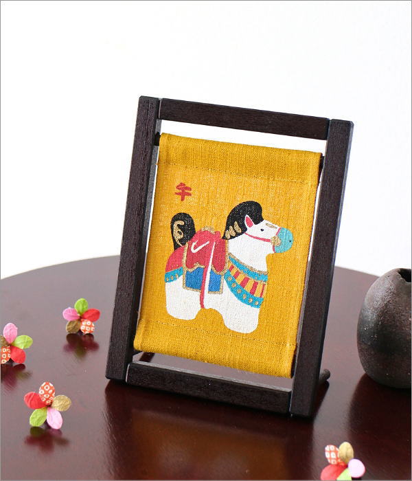 ミニ木枠フレーム 干支午(1)