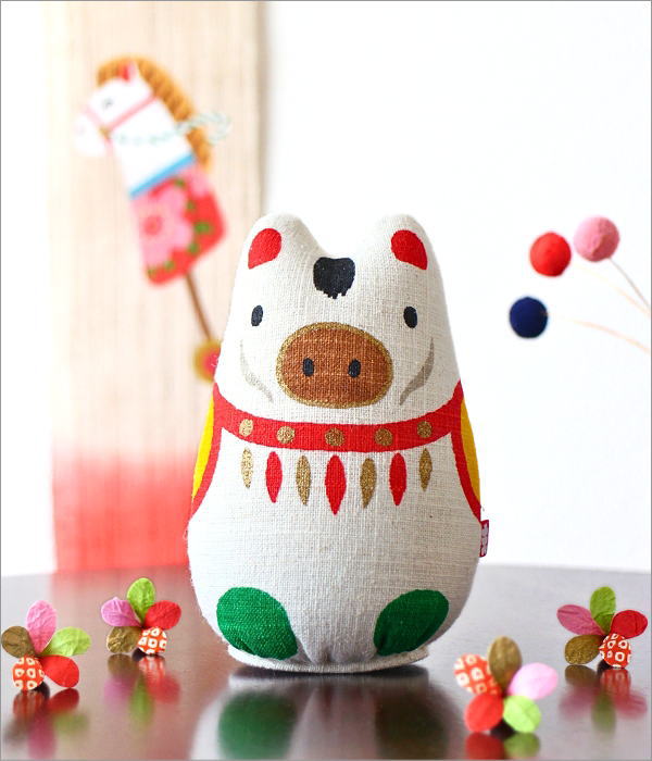 麻人形 干支午(巾着付き)(1)