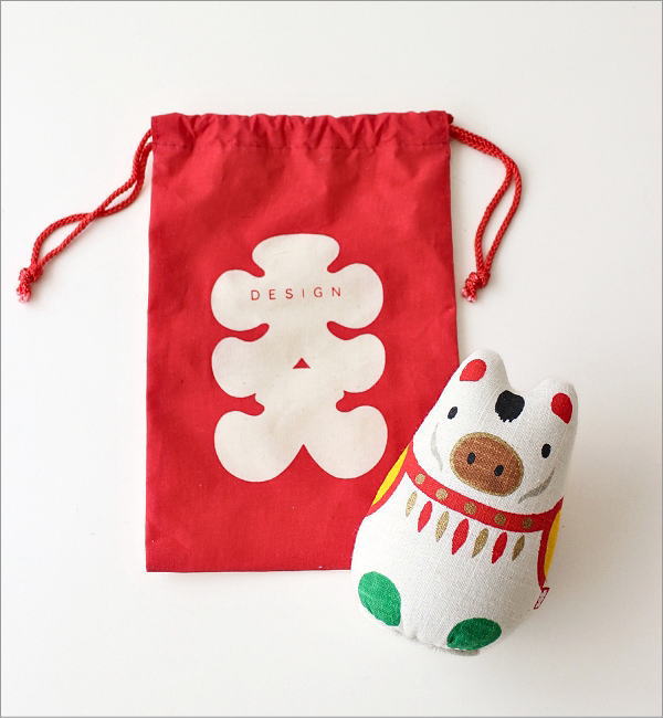 麻人形 干支午(巾着付き)(5)