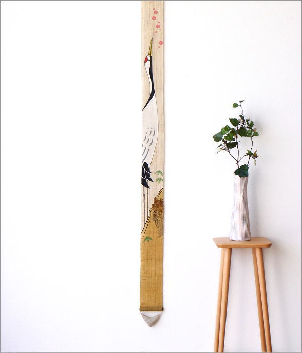 細タペストリー 鶴亀千万(1)