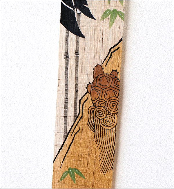 細タペストリー 鶴亀千万(3)