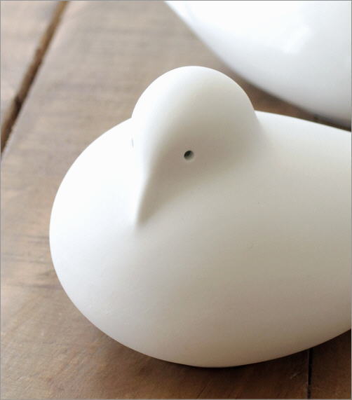 ハトの容器オブジェ 2カラー(2)