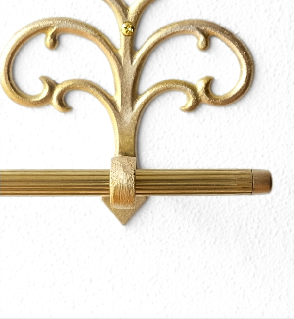 真鍮の TOWEL BAR フィオーレ 2カラー(5)