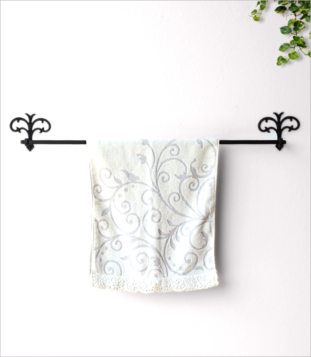 真鍮のTOWEL BAR フィオーレ L 2カラー(2)