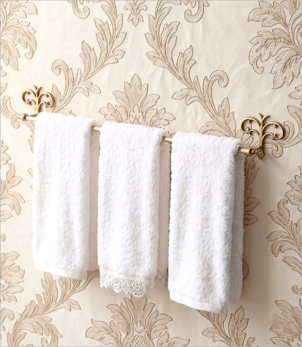 真鍮のTOWEL BAR フィオーレ L 2カラー(3)