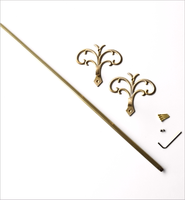 真鍮のTOWEL BAR フィオーレ L 2カラー(9)