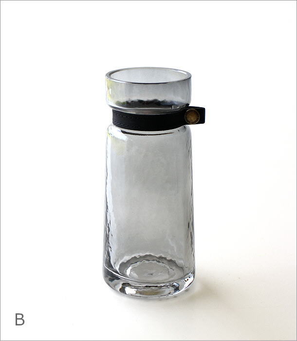 革巻きゆらぎガラスのベース M 2カラー(6)