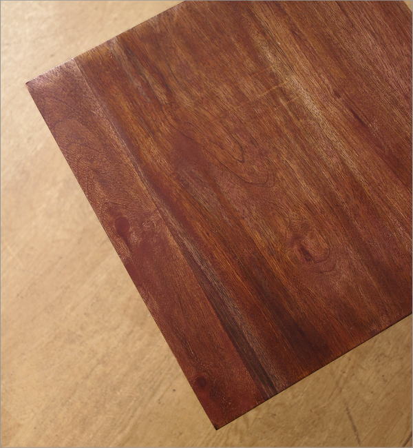 アイアンとウッドのフラワーテーブル(4)