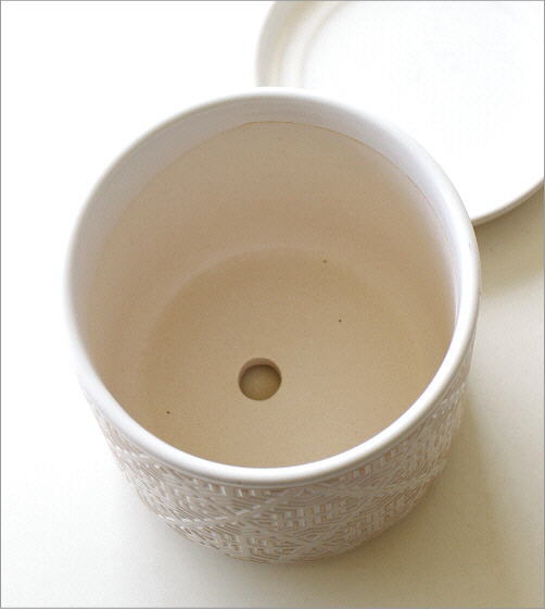 陶器のポット  ソルグラム 2カラー(3)