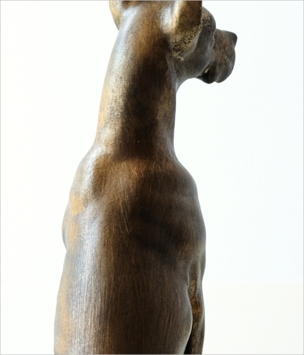 ドーベルマンの置物(4)