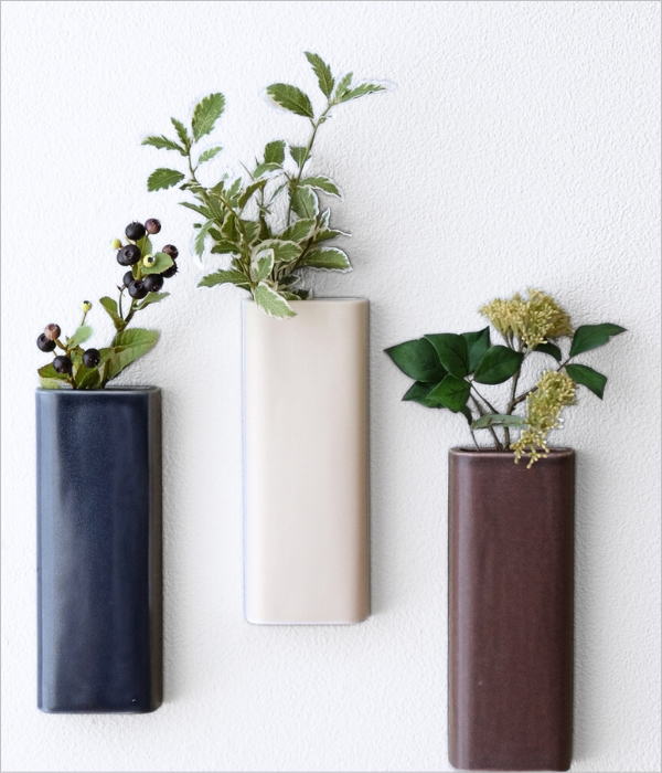 陶器の壁掛ベース 3カラー(1)