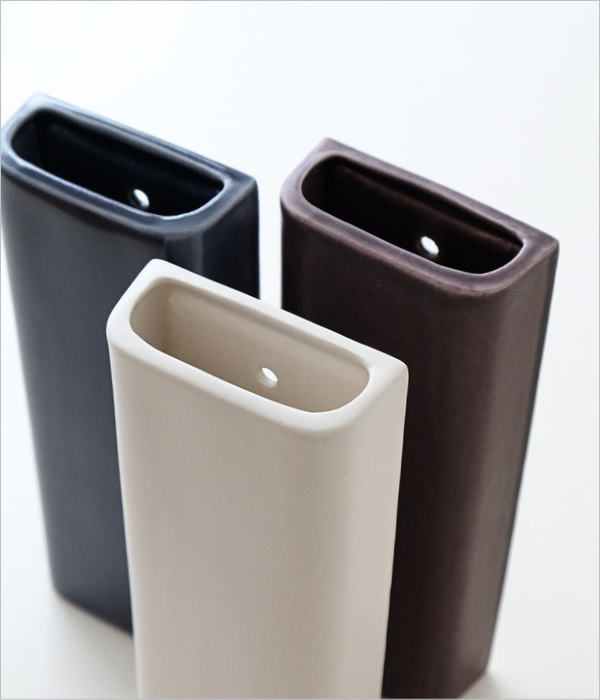 陶器の壁掛ベース 3カラー(4)