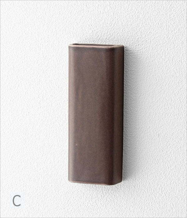 陶器の壁掛ベース 3カラー(9)