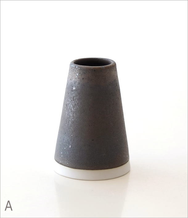 小さな陶器の花瓶 ふらすこ 3カラー(4)