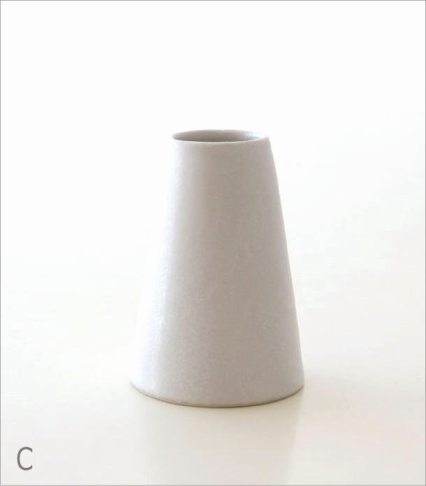 小さな陶器の花瓶 ふらすこ 3カラー(6)