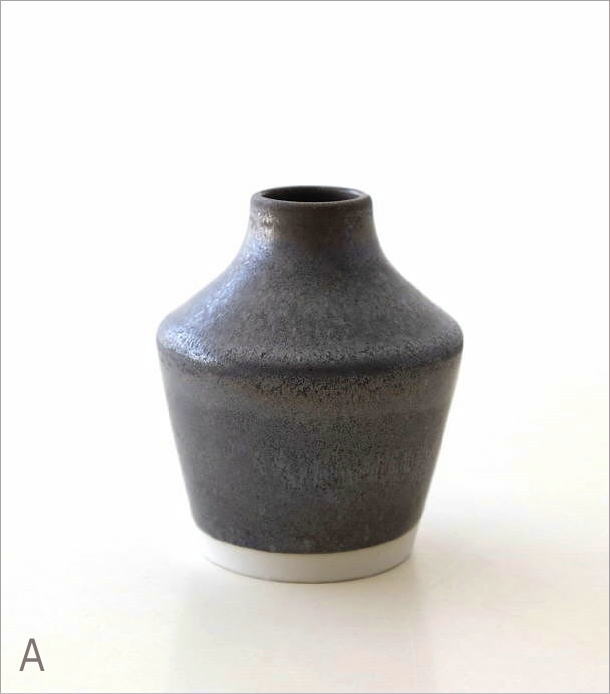 小さな陶器の花瓶 ぽっと 2カラー(4)