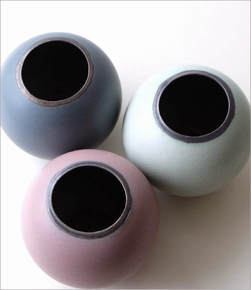 陶器のラウンドベース 3カラー(3)